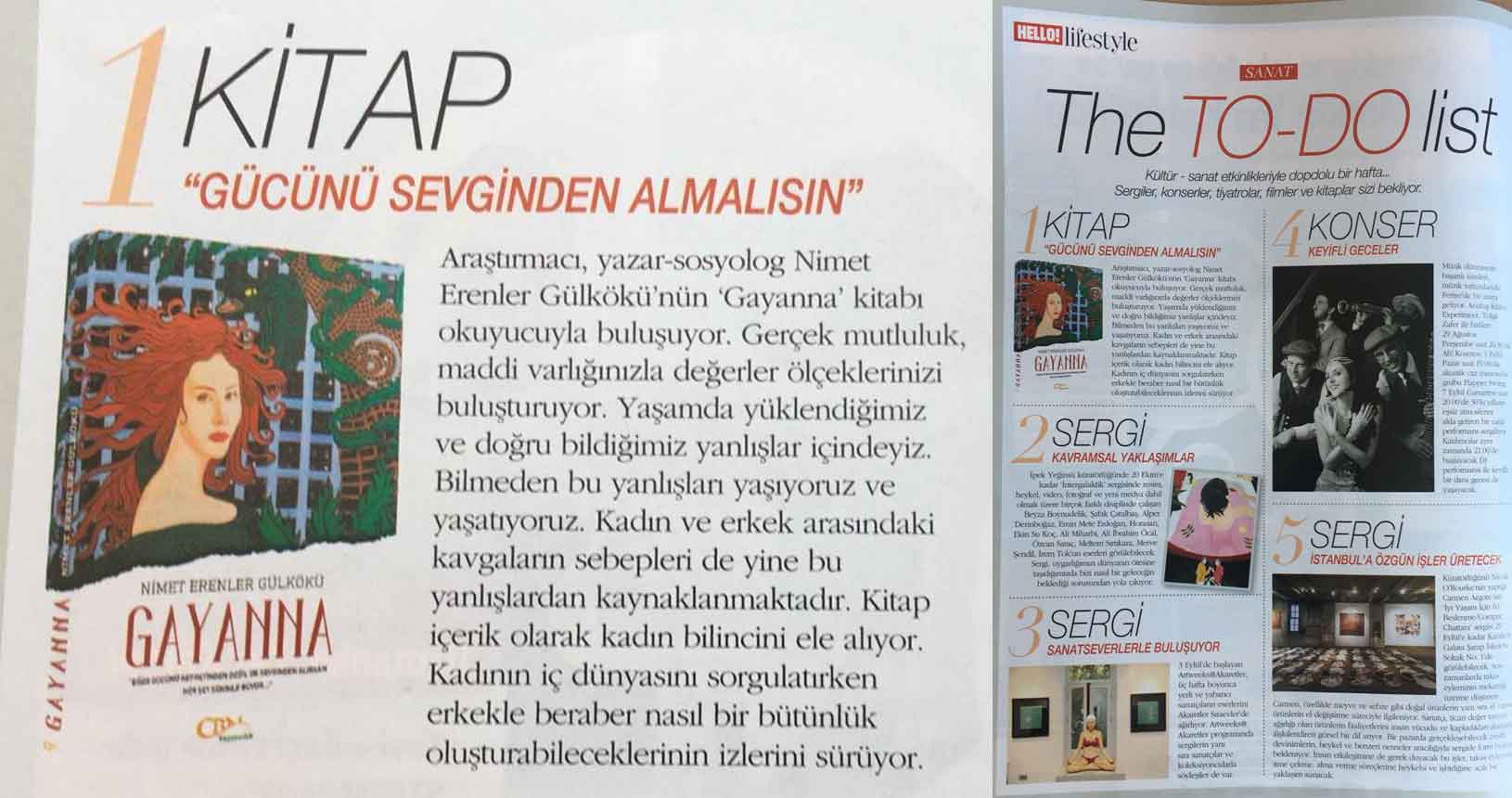 Hello Dergisi - Gayanna