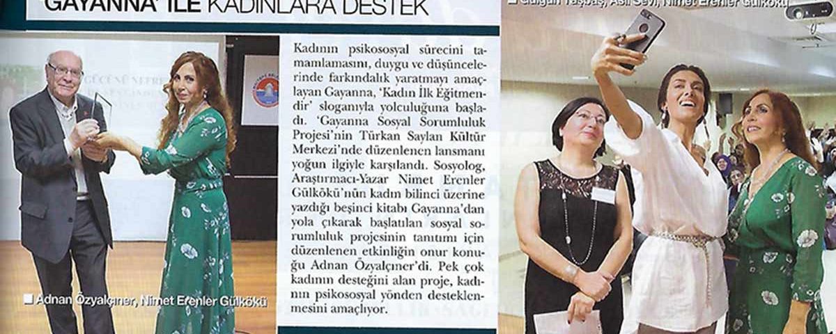 Gayanna ile Kadınlara Destek - Hello Dergisi